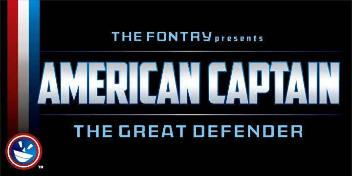 American captain font generator